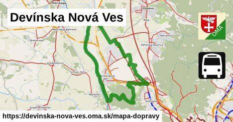 Mapa lokality Devínska Nová Ves a okolie