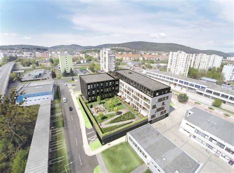 Vizualizácia polyfunkčného objektu Central Point Humenné
