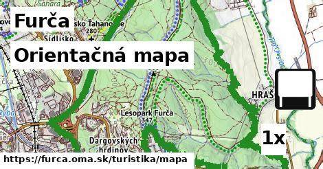 Mapa Košice - mestská časť Dargovských hrdinov (Furča)