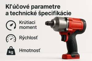 Infografika: Kľúčové parametre aku náradia (uťahovací moment, otáčky)
