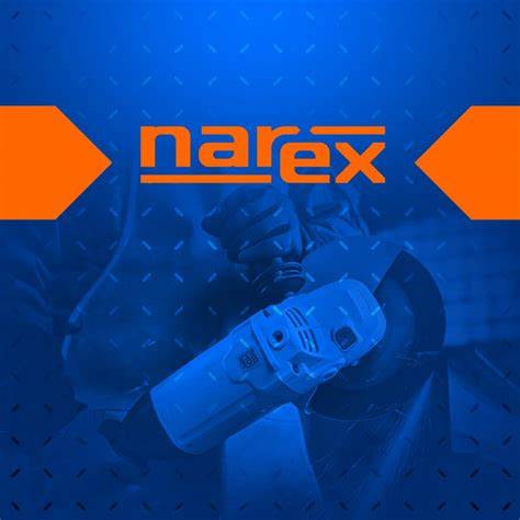 Logo Narex s pozadím profesionálneho náradia