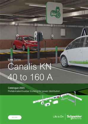 Typ prípojnicového rozvodu Canalis KN