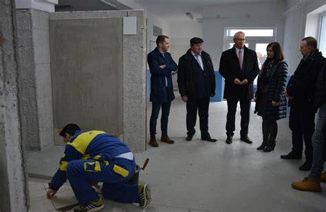 Interiér modernej učebne vykurovania a zdravotechniky