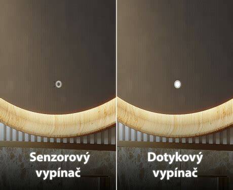 Obývačka s TV na drevenom obklade a ambientným LED osvetlením
