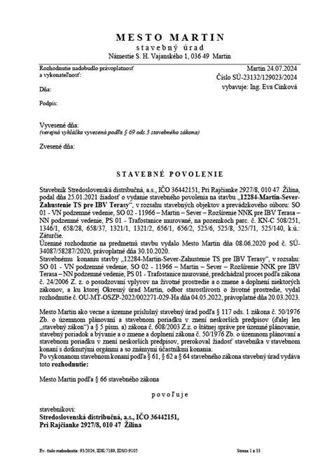 Stavebné povolenia a legislatíva