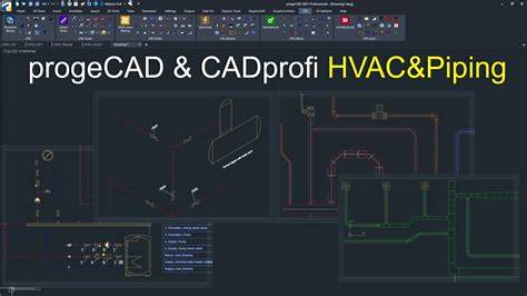 Rozhranie softvéru CADprofi HVAC & Piping