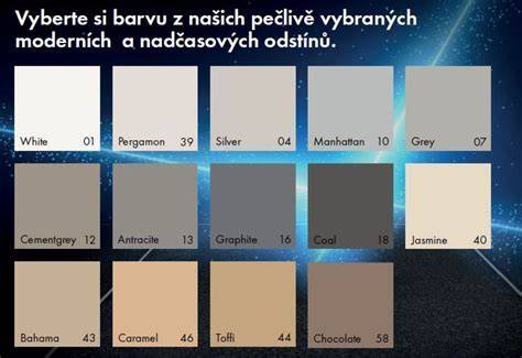 Vzorník farieb obkladov Peronda Granny