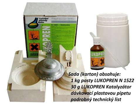 Sada na výrobu silikónovej formy Lukopren N