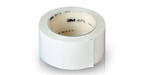 Detail vinylovej lepiacej pásky 3M 471 z mäkkého PVC