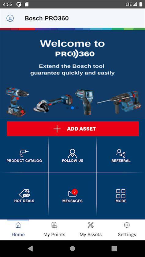 Ikony aplikácie Bosch PRO360 pre Android a iOS