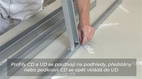 Montáž závesov a nosných CD profilov na strop
