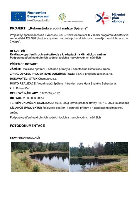 Príklad postupného obsypávania nádrže štrkom