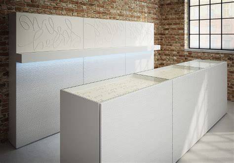 Interiér modernej predajne stavebných materiálov