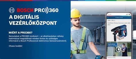 Screenshot aplikácie Bosch PRO360 s možnosťami registrácie produktu