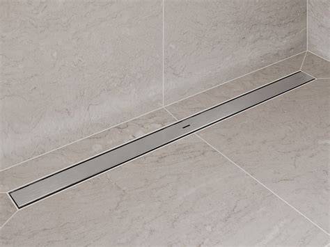 prehľad sprchových žľabov RainDrain v kúpeľni