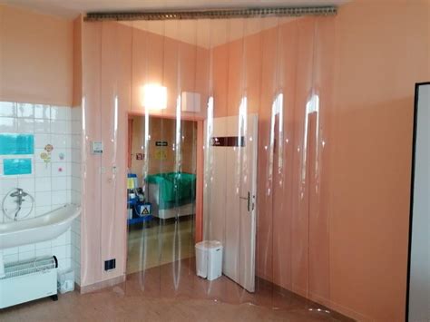 Schéma inštalácie PVC lamelovej clony