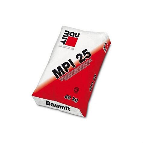 Vápennocementová omietka Baumit MPI 25 v 40 kg balení