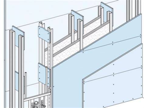 Prierez inštalačnej priečky Knauf W116