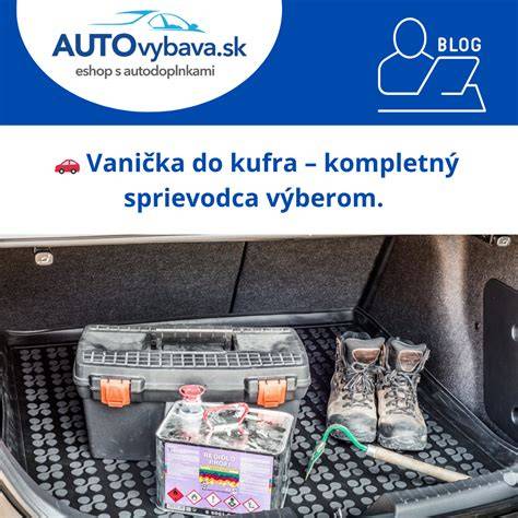 ilustrácia vaničky do kufra v aute