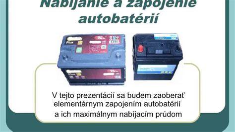 Schéma údržby autobatérie