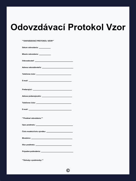 Protokol o odovzdaní bytu a vyúčtovanie