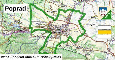 Mapa okresu Poprad