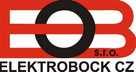 Produkty a logo značky Elektrobock