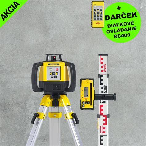 Rotačný laser v akcii na stavbe
