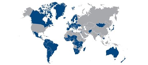 Mapa exportných krajín spoločnosti ATTACK