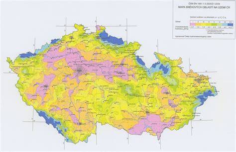 Mapa doručovacích oblastí a skladov