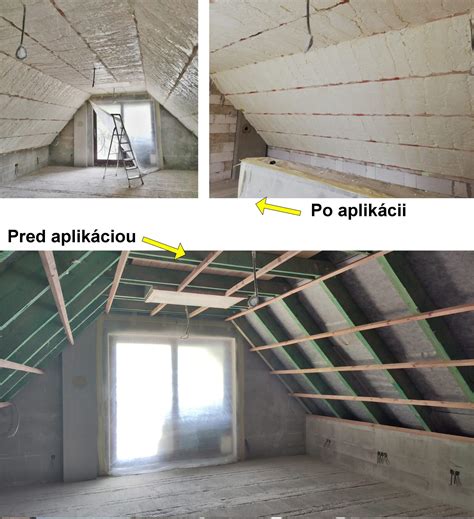 Aplikácia PUR peny na plochú strechu