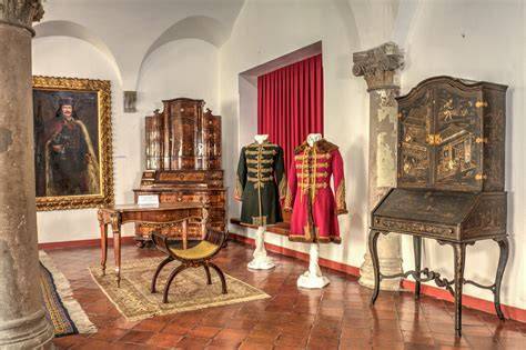 Fotografia zrekonštruovaného interiéru Rákociho paláca v Prešove