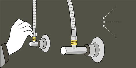 Pripojenie flexibilných hadíc k rohovým ventilom