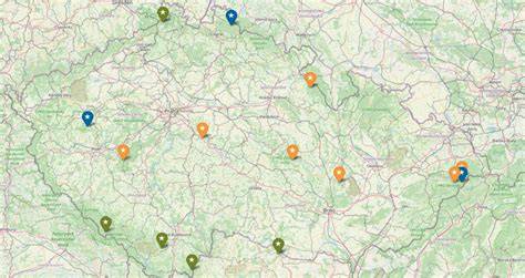 Mapa: Lokality pôsobenia OZ Aktívny život a partnerských organizácií