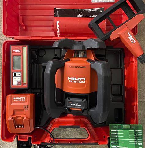 Rotačný laser Hilti PR 25 v pracovnom prostredí