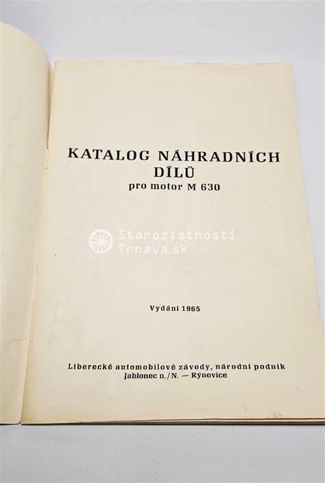 Katalóg náhradných dielov