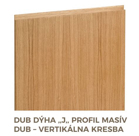 Dýhované kuchynské dvierka s kartáčovanou dubovou dyhou