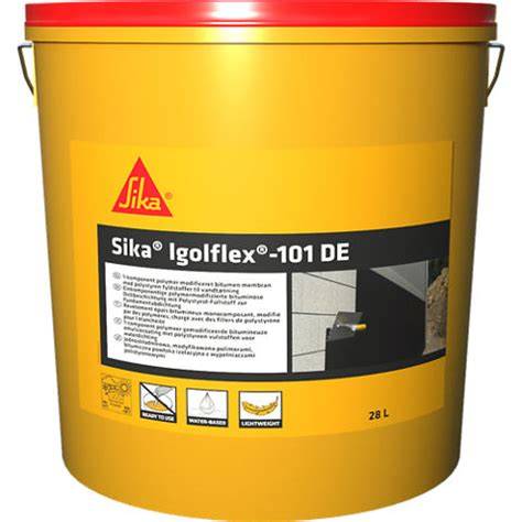 Aplikácia Sika® Igolflex®-101 na základovej stene