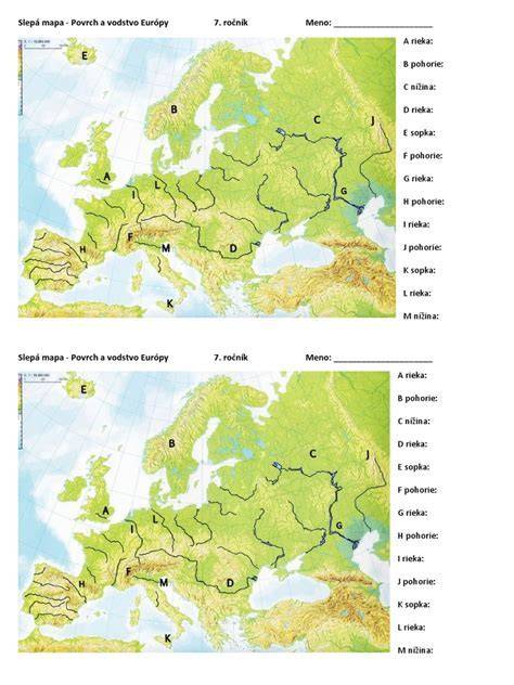 Mapa Európy s vyznačenými krajinami s pracovnými príležitosťami pre maliarov