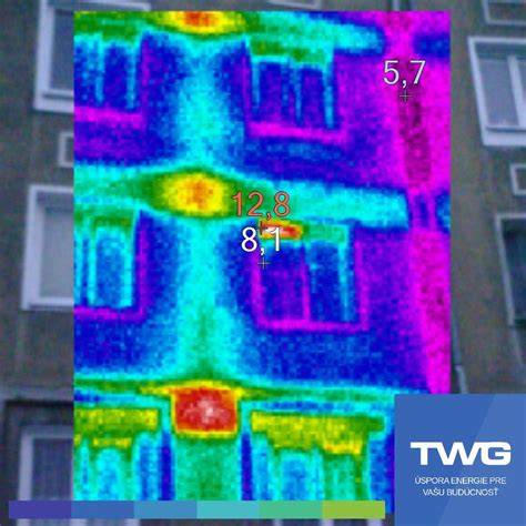 Termovízne zobrazenie tepelných mostov