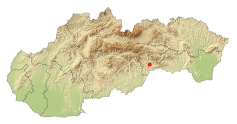 Mapa Slovenska s vyznačenými Sika Servis Centrami