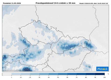 Mapa hĺbky zamŕzania pôdy