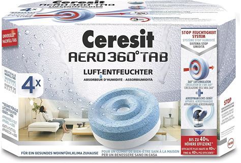 Rôzne typy a vône náhradných tabliet Ceresit Aero 360°