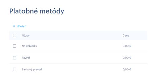 Ikonky platobných metód