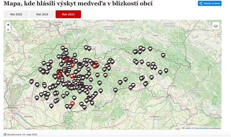Mapa zberných dvorov polystyrénu na Slovensku