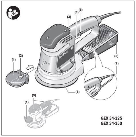 Excentrické brúsky Bosch Professional GEX 34-125 a GEX 34-150