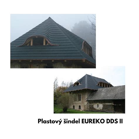 Schéma pokládky plastového šindľa EUREKO s príslušenstvom