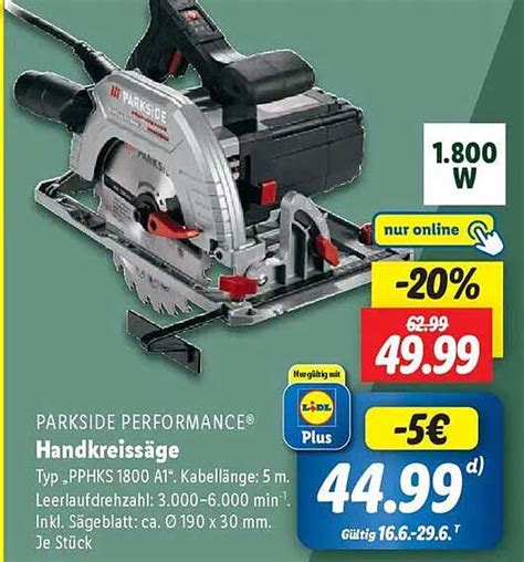 Parkside Performance Pphks 1800 A1 v akcii