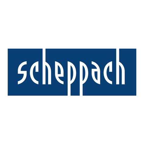 Logo značky Scheppach symbolizujúce kvalitu a inovácie
