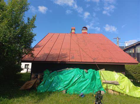 Príprava povrchu strechy pred náterom